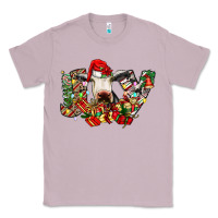 Lilac christmas joy cow Classic Tee - CowhideDigitalArt