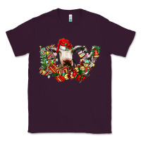 Plum christmas joy cow Classic Tee - CowhideDigitalArt