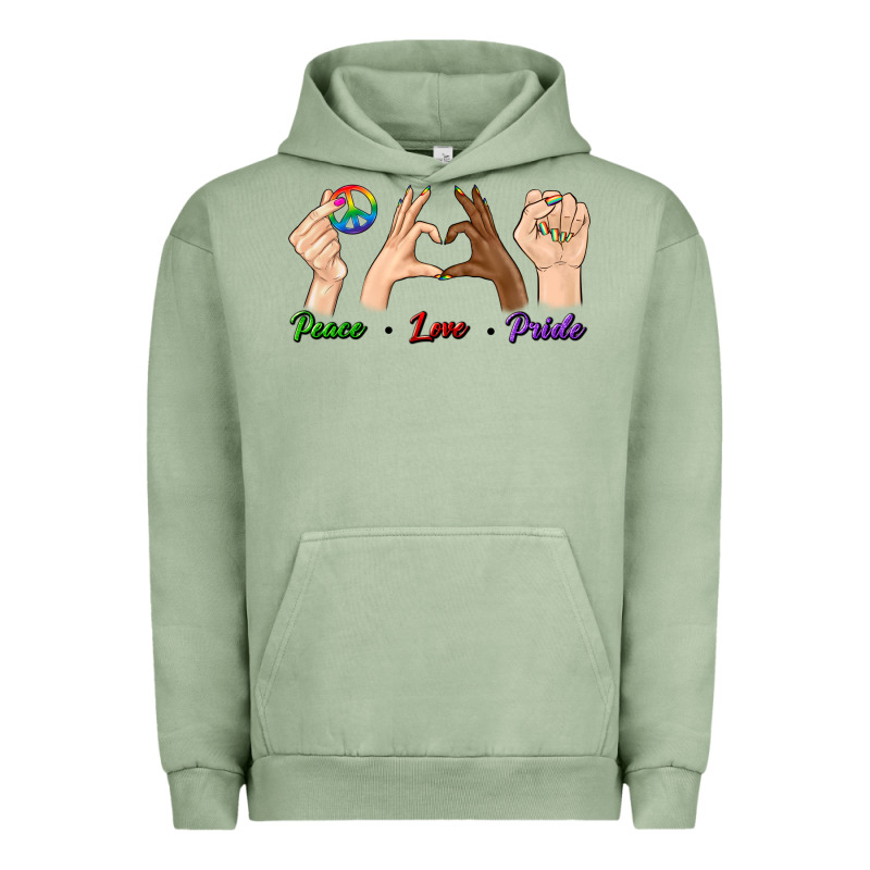 Peace Love Pride Urban Hoodie by BundleAndBundleShop | Teevron