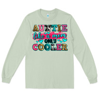 Matcha auntie like a mom only cooler Long Sleeve Tee - Zillion Design Studio