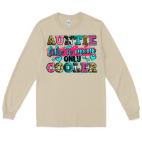 Mushroom auntie like a mom only cooler Long Sleeve Tee - Zillion Design Studio
