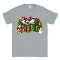 Heather Grey Christmas Crew Classic Tee - FaDigitalArtStudio
