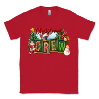Red Christmas Crew Classic Tee - FaDigitalArtStudio