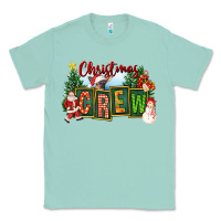 Seafoam Christmas Crew Classic Tee - FaDigitalArtStudio