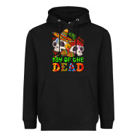 Black mexican day of the dead Heavyweight Hoodie - AdoDesignShop
