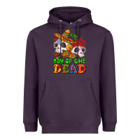 Plum mexican day of the dead Heavyweight Hoodie - AdoDesignShop