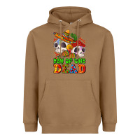 Toasted Coconut mexican day of the dead Heavyweight Hoodie - AdoDesignShop