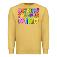 Antique Gold be kind to your mind Premium Sweatshirt - NancyCooperArtShop