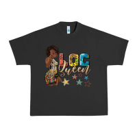 Pigment Black afro woman loc queen Urban Heavy Tee - texasbilliewilder