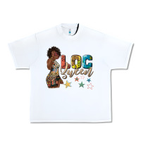White afro woman loc queen Urban Heavy Tee - texasbilliewilder