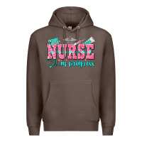 Coffee nurse in progress Premium Hoodie - NancyCooperArtShop