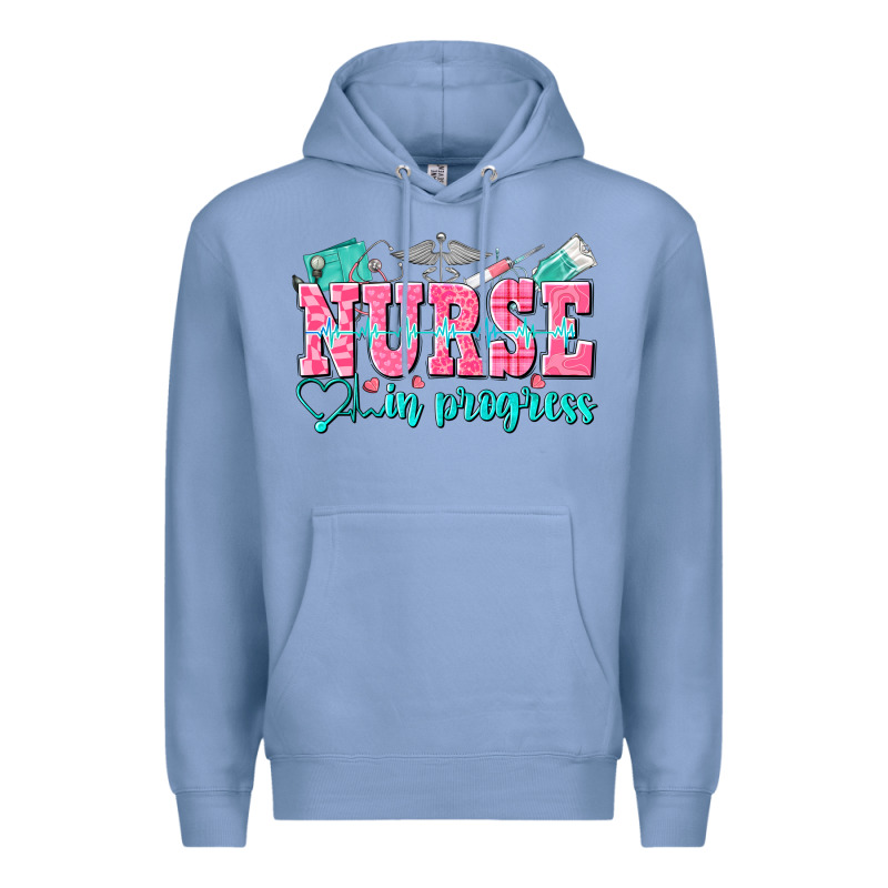 Nurse In Progress Premium Hoodie by NancyCooperArtShop | Teevron