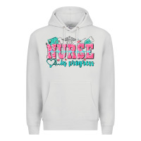 Dove Grey nurse in progress Premium Hoodie - NancyCooperArtShop
