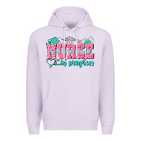Lilac nurse in progress Premium Hoodie - NancyCooperArtShop