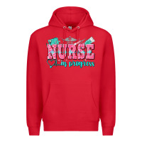 Red nurse in progress Premium Hoodie - NancyCooperArtShop