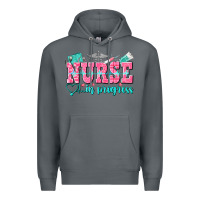 Rock nurse in progress Premium Hoodie - NancyCooperArtShop