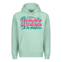 Seafoam nurse in progress Premium Hoodie - NancyCooperArtShop