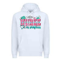 White nurse in progress Premium Hoodie - NancyCooperArtShop