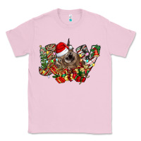 Bubblegum Pink christmas joy highland cow Classic Tee - CowhideDigitalArt
