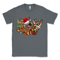 Charcoal Heather christmas joy highland cow Classic Tee - CowhideDigitalArt