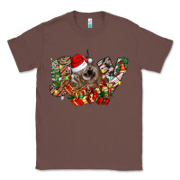 Chestnut christmas joy highland cow Classic Tee - CowhideDigitalArt