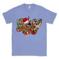 Colony Blue christmas joy highland cow Classic Tee - CowhideDigitalArt