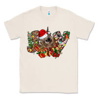 Natural christmas joy highland cow Classic Tee - CowhideDigitalArt