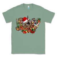 Sage christmas joy highland cow Classic Tee - CowhideDigitalArt