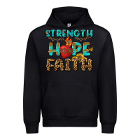 Black Strength Hope Faith Urban Hoodie - BundleAndBundleShop