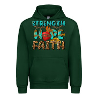 Forest Green Strength Hope Faith Urban Hoodie - BundleAndBundleShop