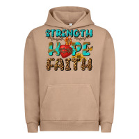 Pigment Burro Strength Hope Faith Urban Hoodie - BundleAndBundleShop