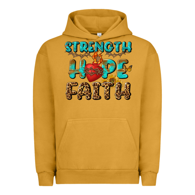 Strength Hope Faith Urban Hoodie by BundleAndBundleShop | Teevron
