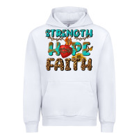 White Strength Hope Faith Urban Hoodie - BundleAndBundleShop