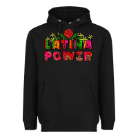 Black latina power Heavyweight Hoodie - AdoDesignShop