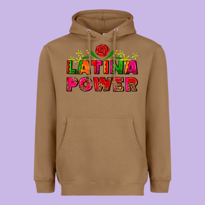 Latina Power Heavyweight Hoodie Designed By Adodesignshop