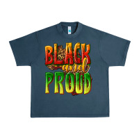 Midnight Navy black and proud Urban Heavy Tee - texasbilliewilder