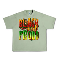 Oil Green black and proud Urban Heavy Tee - texasbilliewilder