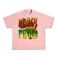 Salmon black and proud Urban Heavy Tee - texasbilliewilder