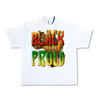 White black and proud Urban Heavy Tee - texasbilliewilder