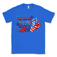 True Royal Flip flops fireworks & freedom 4th of july Classic Tee - CowGirlArtShop