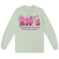 Matcha rn s make the world go around and everyone knows Long Sleeve Tee - texasbilliewilder