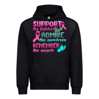 Black Support The Lighters Admire The Survivors Remember The Angels Urban Hoodie - BundleAndBundleShop