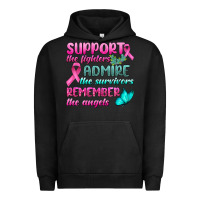 Pigment Black Support The Lighters Admire The Survivors Remember The Angels Urban Hoodie - BundleAndBundleShop