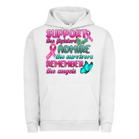 Pigment Lunar Rock Support The Lighters Admire The Survivors Remember The Angels Urban Hoodie - BundleAndBundleShop