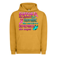 Pigment Peanut Butter Support The Lighters Admire The Survivors Remember The Angels Urban Hoodie - BundleAndBundleShop