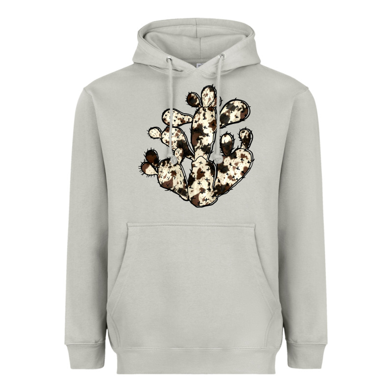Cowhide Cactus Heavyweight Hoodie by JahusDesignShop | Teevron
