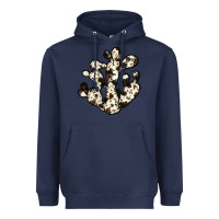 Navy cowhide cactus Heavyweight Hoodie - JahusDesignShop