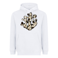 White cowhide cactus Heavyweight Hoodie - JahusDesignShop