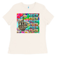 Bone fuck everything skeletons Ladies Tee - AdoDesignShop