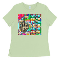 Matcha fuck everything skeletons Ladies Tee - AdoDesignShop